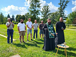 В селе Евдаково Каменского благочиния испросили благословения Божия на основание часовни в честь Покрова Пресвятой Богородицы