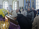 В субботу первой седмицы Великого поста епископ Россошанский и Острогожский Дионисий возглавил богослужение в храме святого мученика Иоанна Воина города Богучара