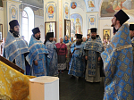 Участники Ильинского казачьего крестного хода с чтимой иконой Божией Матери «Спорительница хлебов» посетили Острогожское благочиние