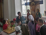 Клирик благочиния провел экскурсию по храму