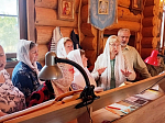 Праздник Святой Троицы в храме Успения Пресвятой Богородицы села Верхний Мамон