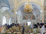 Глава Россошанской епархии, возглавил престольное торжество Тихоновского соборного храма города Острогожска