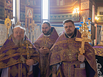 Преосвященнейший епископ Дионисий совершил Божественную литургию в Ильинском кафедральном соборе г. Россошь