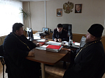 Священнослужители встретились с начальником ОВД