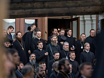 В канун праздника обретения мощей прп. Сергия Радонежского епископ Дионисий сослужил Патриарху Кириллу за всенощным бдением в Троице-Сергиевой лавре