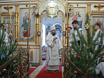 В попразднство Рождества Христова Преосвященнейший епископ Дионисий совершил Божественную литургию в храме Вознесения Господня города Калач