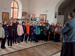  В дни Пасхальной Седмицы ребята из Подгоренской школы № 1 посетили храм преподобного Сергия Радонежского