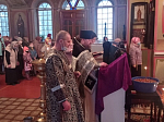 В Михайло-Архангельском храме совершили великопостные богослужения и освятили коливо