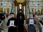 В праздник Светлого Христова Воскресения Преосвященнейший епископ Дионисий совершил Пасхальную великую вечерню в Свято-Ильинском кафедральном соборе г. Россоши