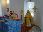 Божественная литургия в Успенском храме с. Зайцевка