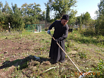 Субботник на Казанском кладбище села Верхний Мамон