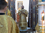 Епископ Дионисий совершил воскресное богослужение в Воскресенском соборном храме Белогорского мужского монастыря