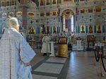 Глава Россошанской епархии совершил Божественную литургию в Свято-Ильинском кафедральном соборе города Россошь