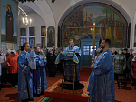 В праздник Благовещения Пресвятой Богородицы епископ Россошанский и Острогожский Дионисий совершил Божественную литургию в храме Вознесения Господня города Калач