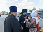 Епископ Россошанский и Острогожский Дионисий совершил Литургию в храме святых апостолов Петра и Павла с. Репьевка