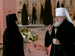Митрополит Воронежский и Лискинский Сергий возглавил богослужение в Алексиево-Акатовом монастыре г. Воронежа