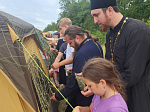 В Белогорском мужском монастыре состоялся епархиальный семейный полевой сбор «Белогорье»