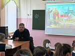 Школьники побеседовали со священником о Кирилле и Мефодии
