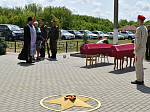 В Писаревке прошло перезахоронение останков воинов, погибших в Великой Отечественной войне
