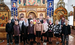 Юные паломники воскресной школы при храме Архистратига Михаила села Воронцовка совершили поездку в город Воронеж