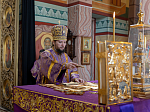 В Неделю Торжества Православия Преосвященнейший епископ Дионисий совершил Литургию в Ильинском кафедральном соборе