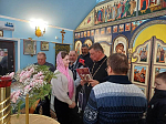 В храме Рождества Пресвятой Богородицы поздравили мужчин с Днем защитника Отечества