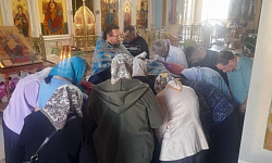 В храме Успения Пресвятой Богородицы города Калача состоялся молебен о здравии воинов‑участников специальной военной операции