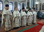 В попразднство Рождества Христова Преосвященнейший епископ Дионисий совершил Божественную литургию в храме Вознесения Господня города Калач