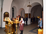 Божественная литургия в Казанском храме Павловска перед наступлением Нового года