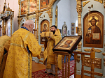 Богослужение в Казанском храме в день Прощёного воскресения