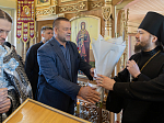 В Великий вторник епископ Дионисий совершил литургию Преждеосвященных Даров в храме Великомученика и Победоносца Георгия, с. Пасеково Кантемировского района