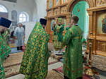 Епископ Дионисий возглавил престольное торжество храма святого благоверного князя Александра Невского с. Петровка