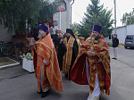 В день памяти сщмч. Евгения Попова епископ Дионисий совершил Божественную литургию в Преображенском храме села Заболотовка в месте служения святого