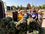 Участницами клуба «Светлица» сплетена 100-я маскировочная сеть