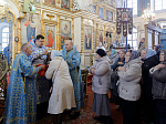 В праздник Благовещения Пресвятой Богородицы епископ Россошанский и Острогожский Дионисий совершил Божественную литургию в храме Вознесения Господня города Калач