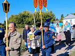 В Русской Журавке помолились на месте разрушенного храма в честь иконы Божией Матери «Неопалимая Купина»