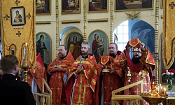 В день памяти преподобномученика Илариона (Цурикова) в Острогожском благочинии совершено соборное богослужение