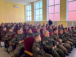 Правящий Архиерей провел встречу с учащимися и преподавательским составом Верхнемамонского Матвея Платова казачьего кадетского корпуса