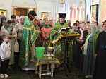 В Свято-Тихоновском соборном храме города Острогожска встретили праздник Пятидесятницы