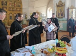 Епископ Дионисий совершил Литургию Преждеосвященных Даров в храме святителя Тихона, епископа Воронежского, Задонского чудотворца села Шубное Острогожского района