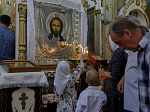 В праздник Преображения Господня Правящий Архиерей совершил Божественную литургию в храме Преображения Господня города Острогожска