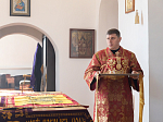 Епископ Россошанский и Острогожский Дионисий совершил Божественную литургию в Георгиевском храме с. Манино Калачеевского района