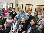 Священник совершил молебен в молельной комнате районной больницы села Верхний Мамон