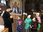 Покровский храм посетили юные паломники со своими наставниками из областного центра «Жемчужина Дона»