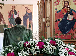 В храмах Павловского благочиния совершались праздничные богослужения в день Святой Троицы.