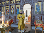 Архипастырь совершил воскресное богослужение в Воскресенском соборном храме Белогорского мужского монастыря