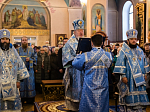 Епископ Россошанский и Острогожский Андрей сослужил Главе Воронежской митрополии в день престольного праздника Знаменского кафедрального собора г. Борисоглебска