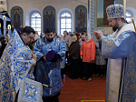 В праздник Благовещения Пресвятой Богородицы епископ Россошанский и Острогожский Дионисий совершил Божественную литургию в храме Вознесения Господня города Калач