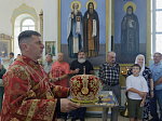 Правящий Архиерей возглавил престольное торжество храма во имя святого мученика Иоанна Воина города Богучара