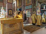 В день начала индикта (церковного новолетия) Архипастырь совершил Литургию в Свято-Ильинском кафедральном соборе города Россоши